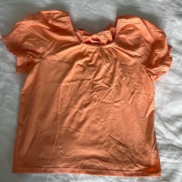 Tops - SOLD Orange Blouse Top